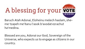 A blessing for voting